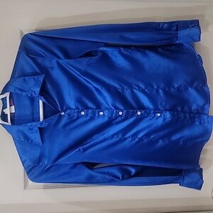 Rodeo Blue Satin Shirt